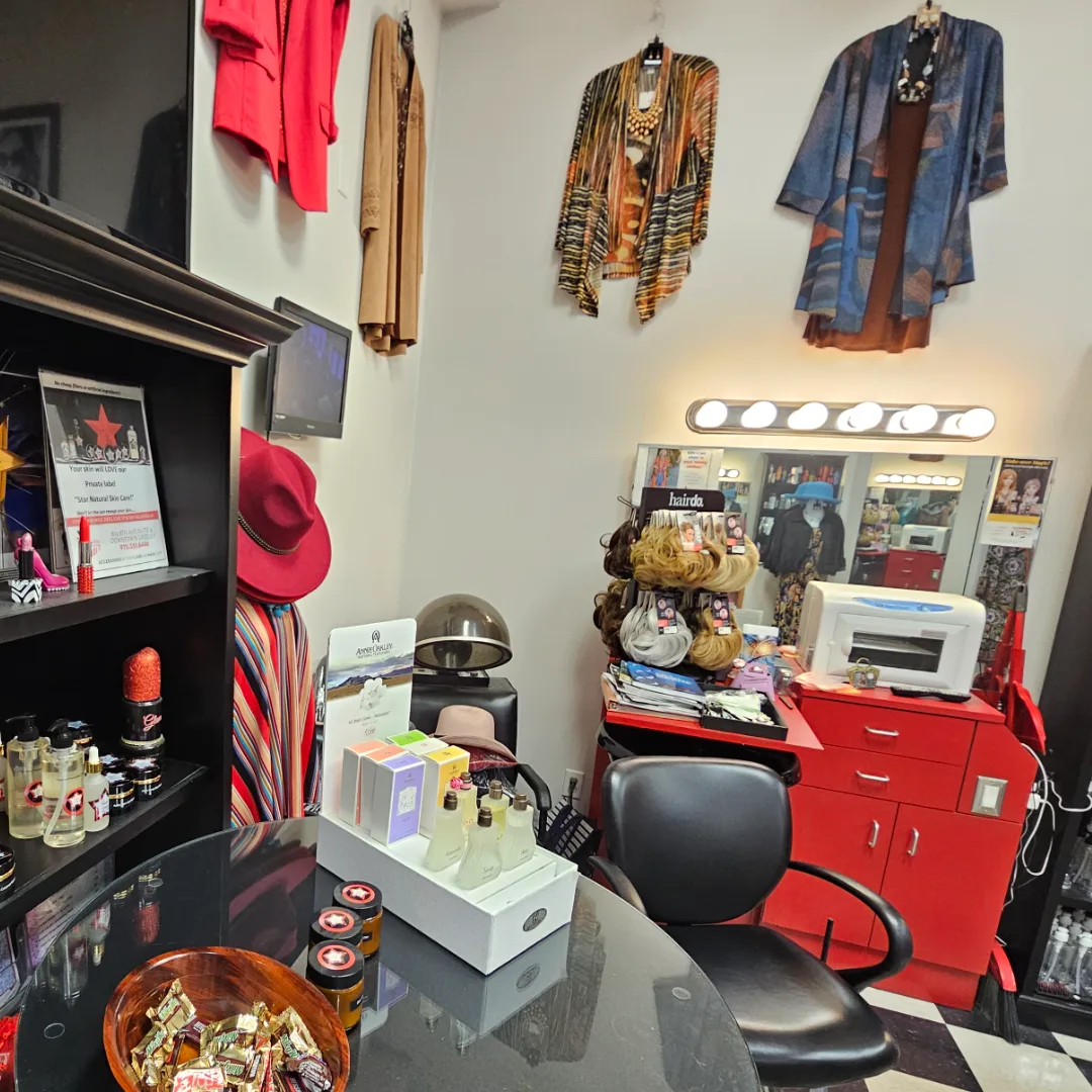 Inside Accessories with a Flair & Hair in downtown Greeley