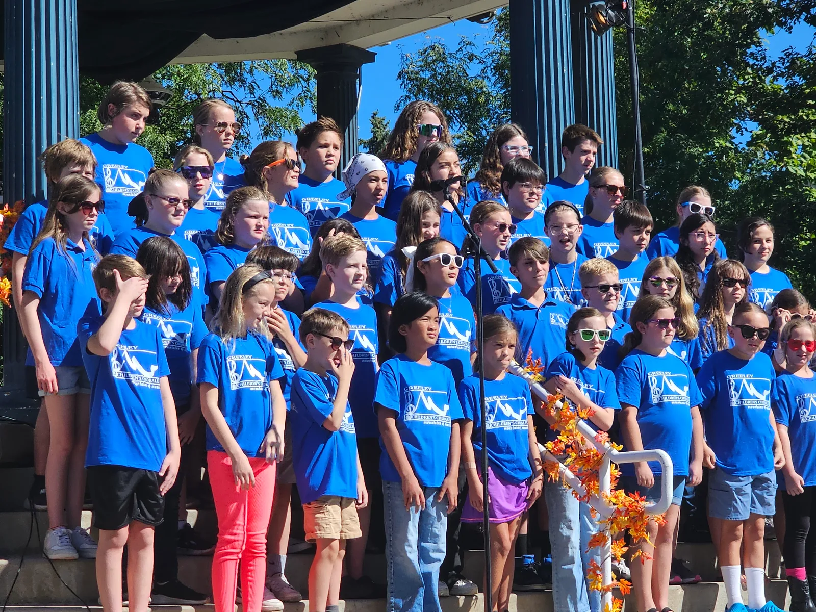 The Greeley Children's Chorale opens Saturday's festivities.