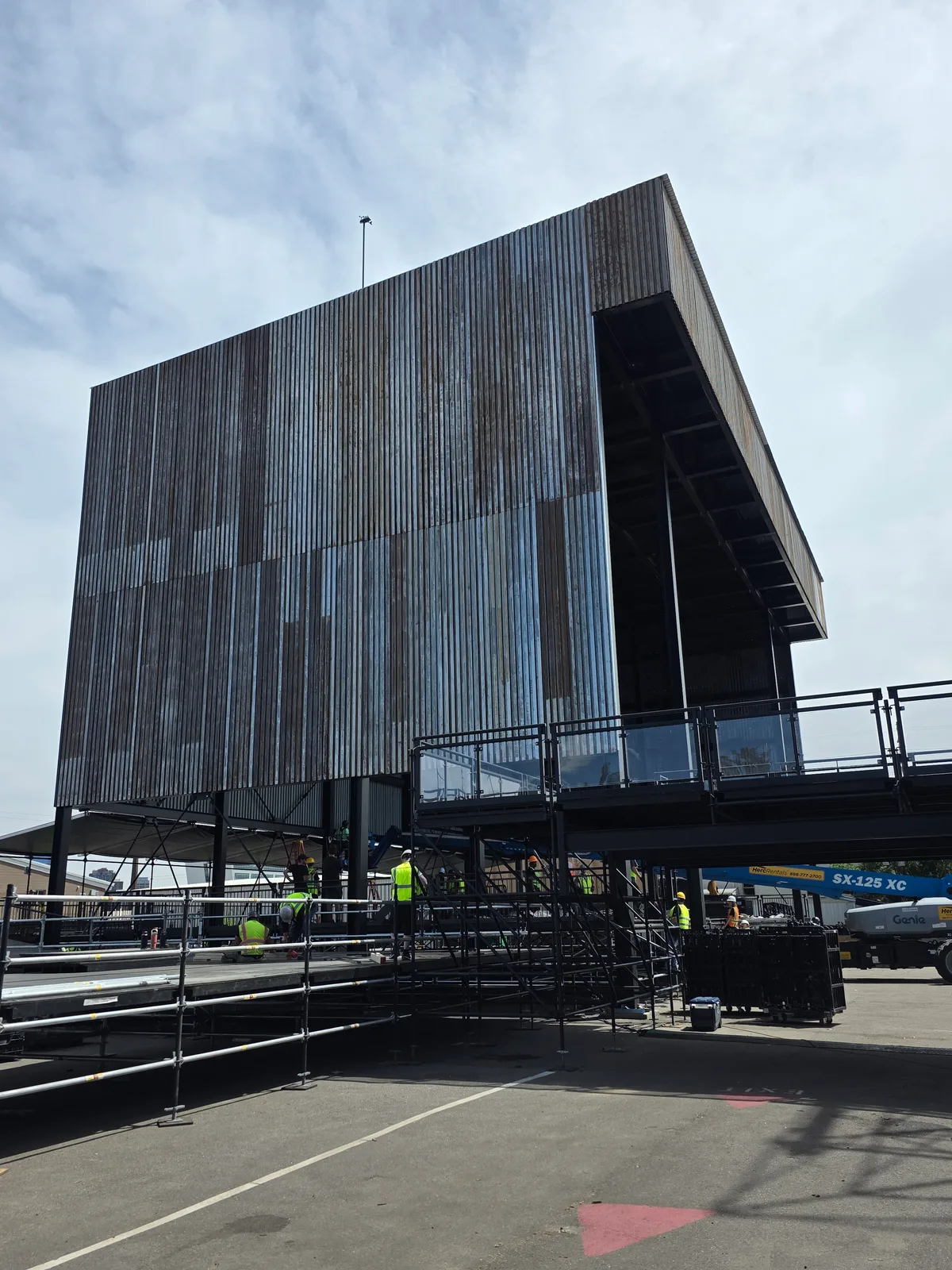 Large steel structure